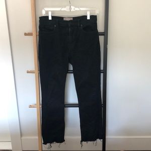Everlane kick-crop jean black 27 NWOT